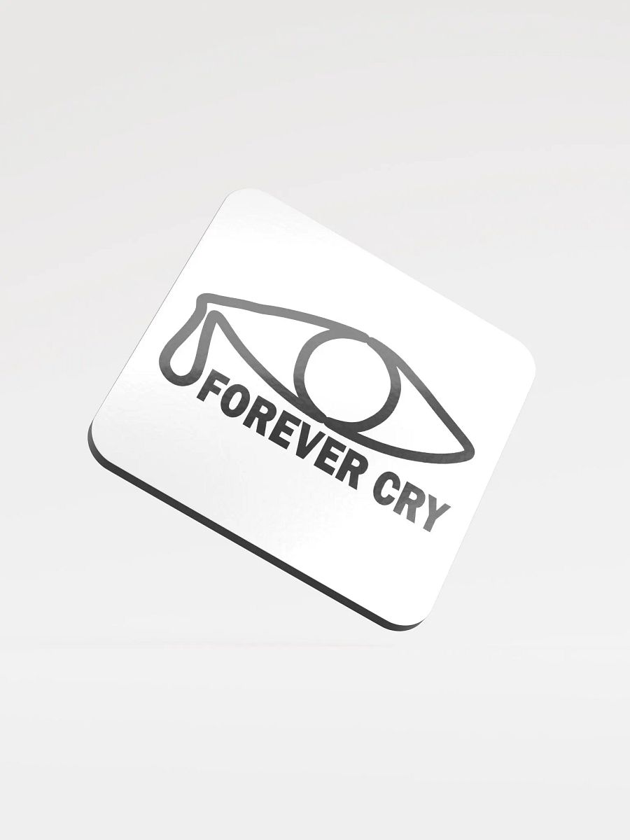 Forever Cry - Glossed Cork Coaster product image (2)