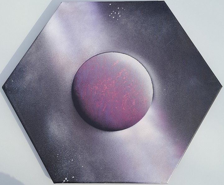 Purple & Pink Planet & Galaxy product image (1)