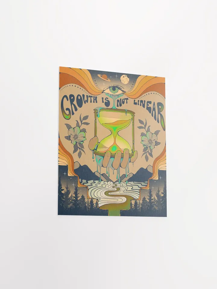Matte Poster - Growth Is Not Linear product image (2)