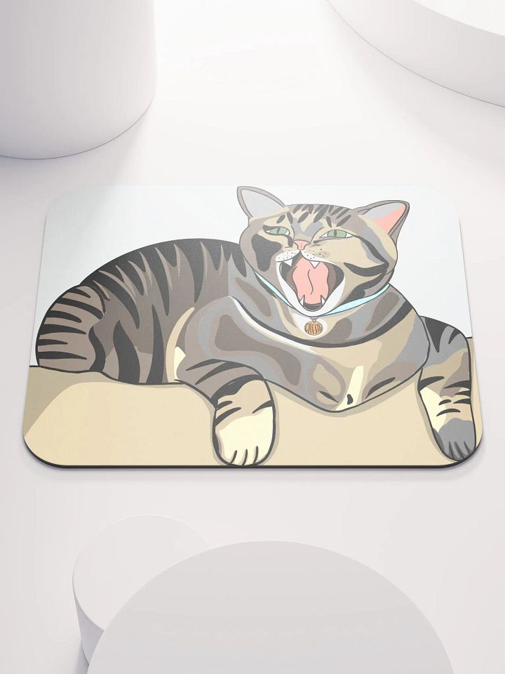 Yawning Cheshire Mouse Pad product image (1)