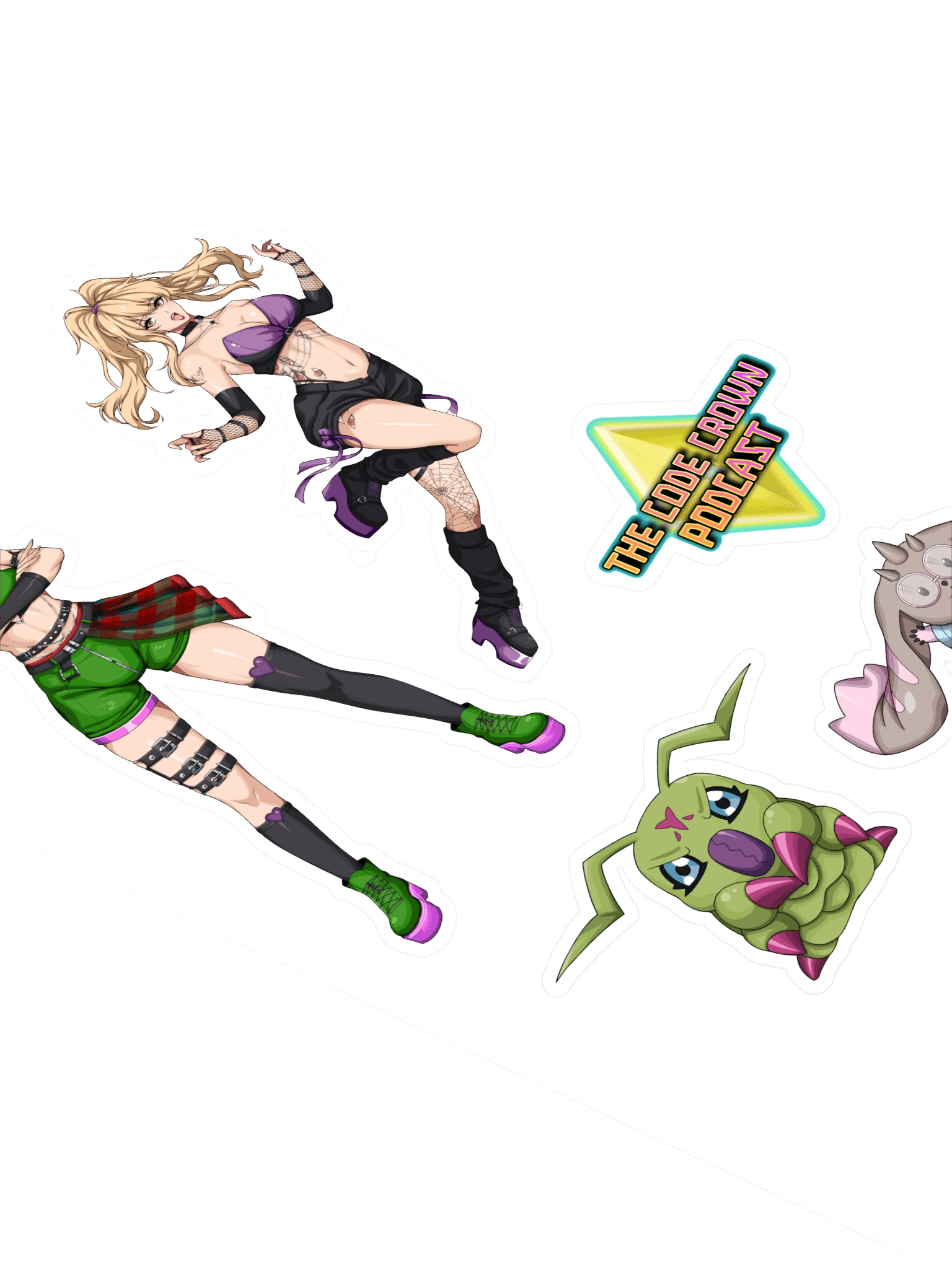 The Code Crown Sticker Sheet product image (2)