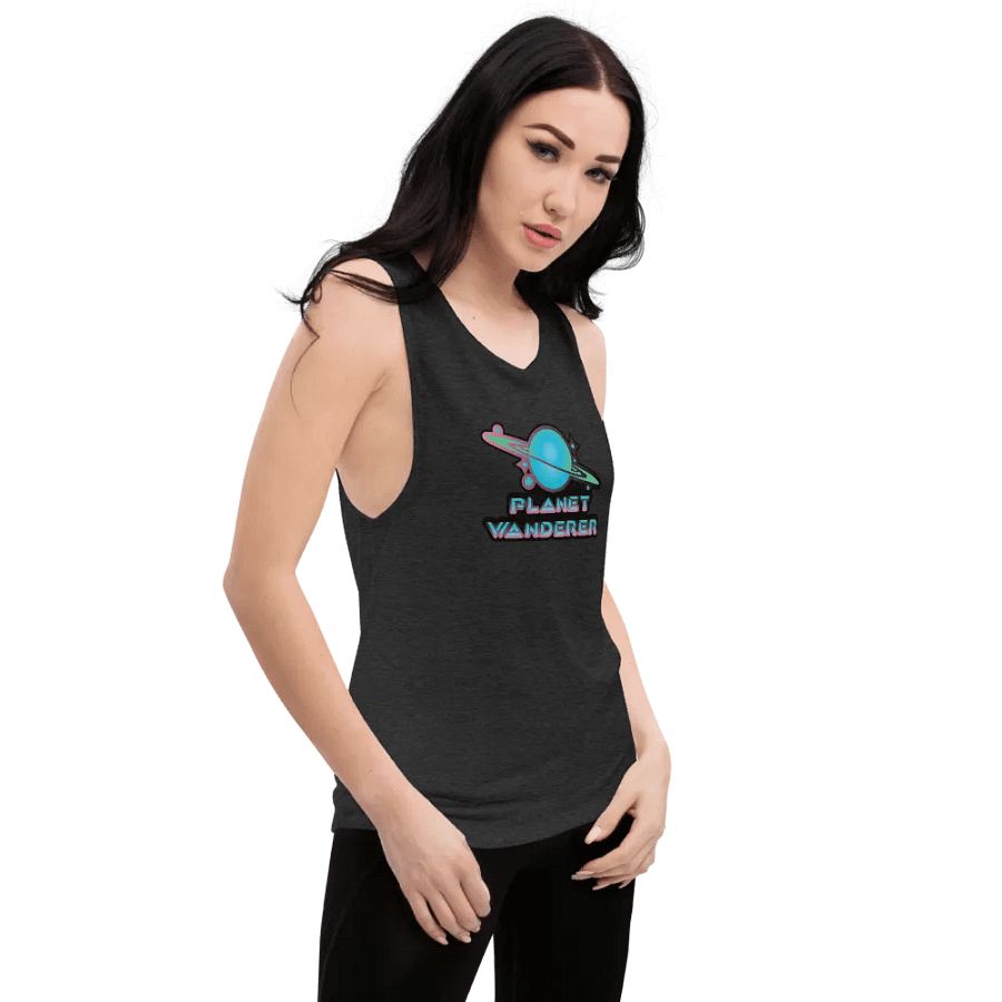 Planet Wanderer logo Women's Flowy Tank top product image (10)