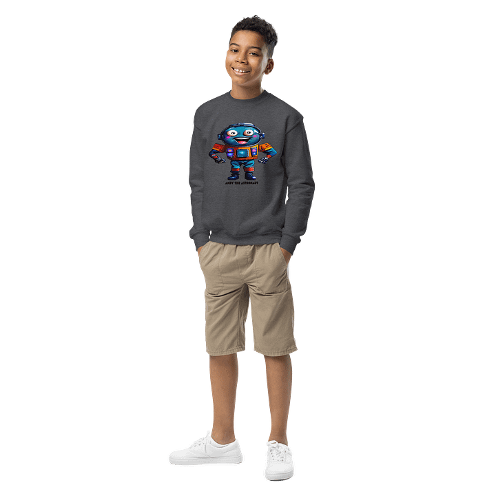 Andy The Astronaut Kid's Crew Neck Sweatshirt product image (1)