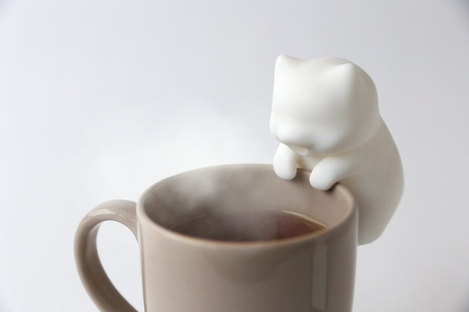 【英國限定】【全新】貓舌專用 杯沿貓貓吹風機 Nékojita FuFu 猫舌ふーふー product image (2)