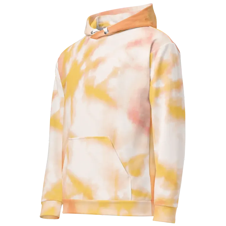Sun-Kissed Tie-Dye Hoodie – Soft, Sporty & Eco-Friendly product image (2)