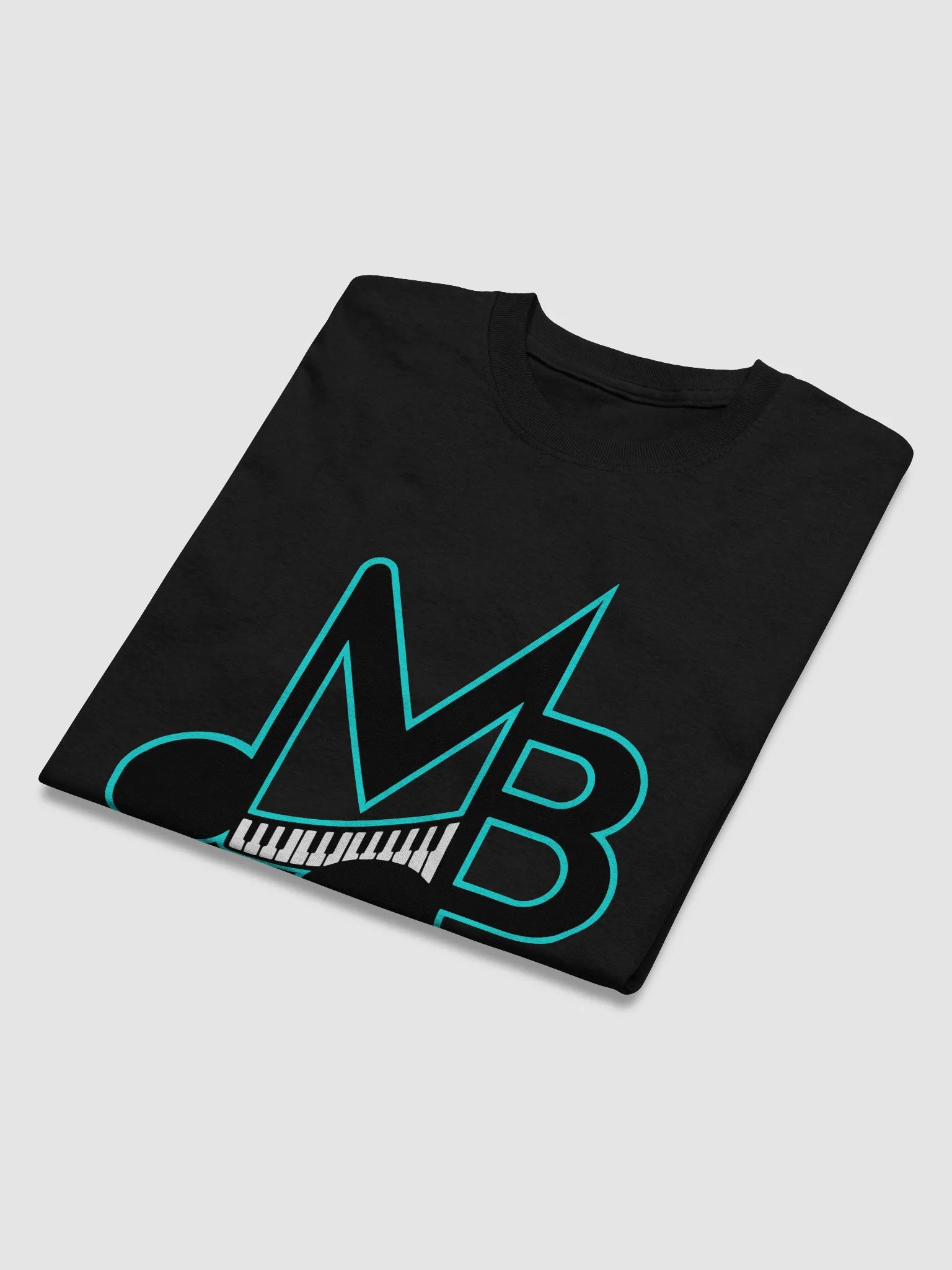 MB Cyan Black T-Shirt product image (3)