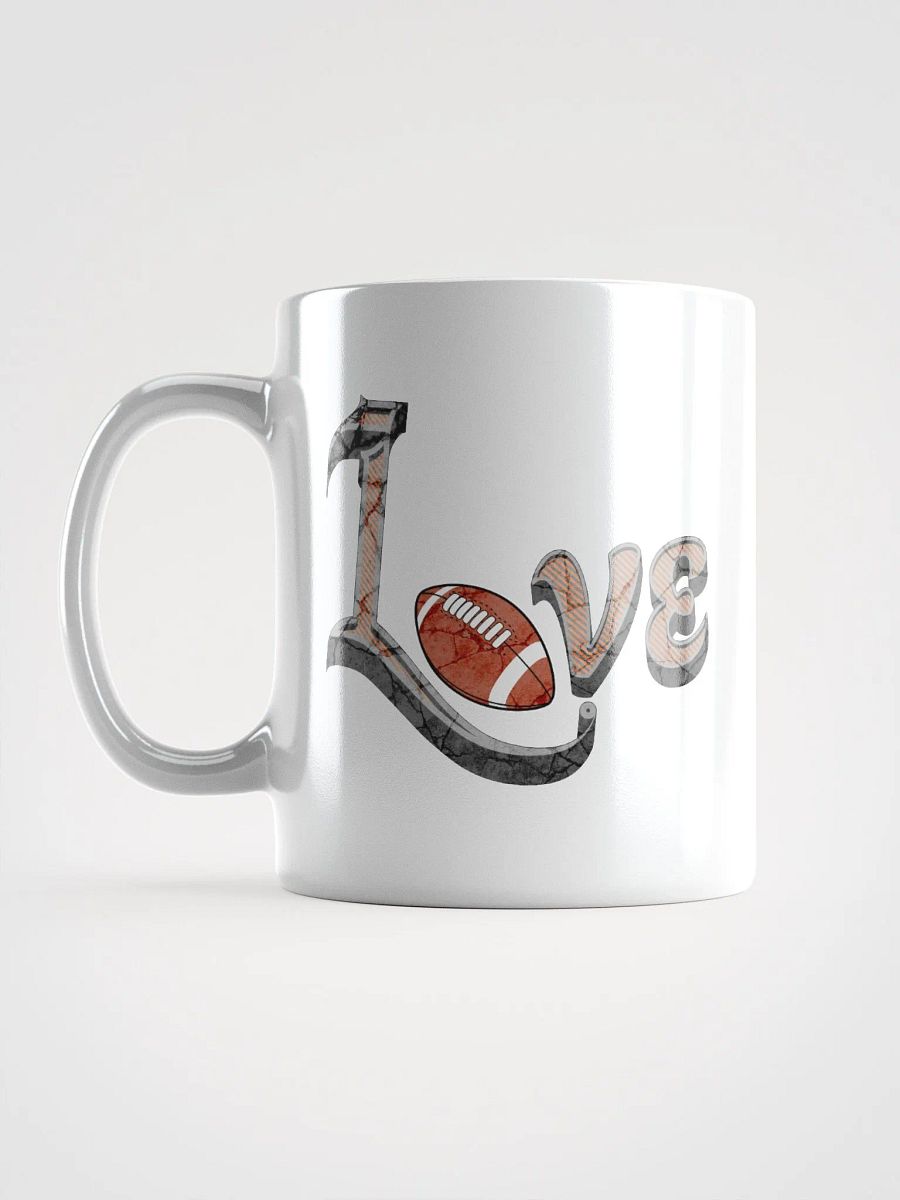 Love Football White Glossy Mug product image (1)