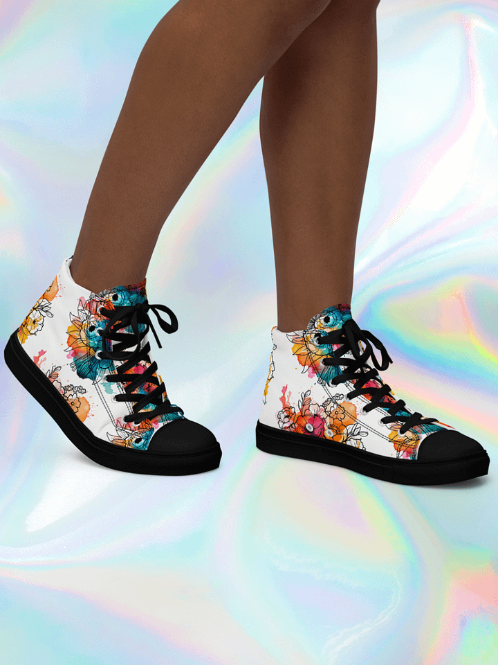 Ink Splash Bouquet High Tops product image (2)