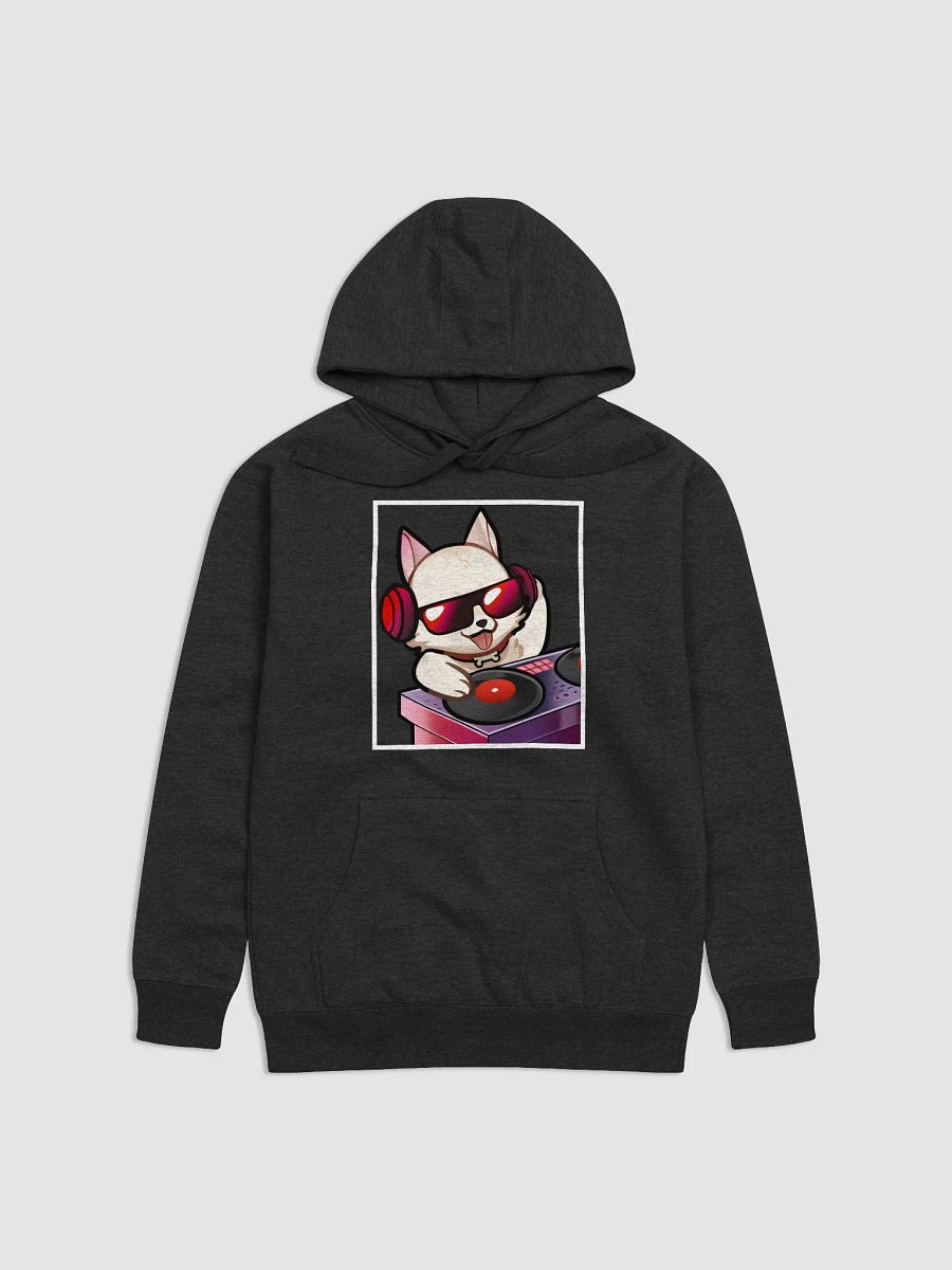 DJ Woof Hoodie (White Border, Front Print) product image (1)