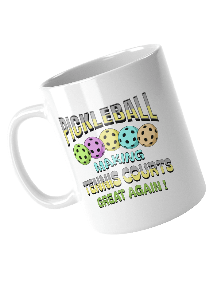 Pickleball Making Tennis Courts Great Again Playful Mug product image (2)