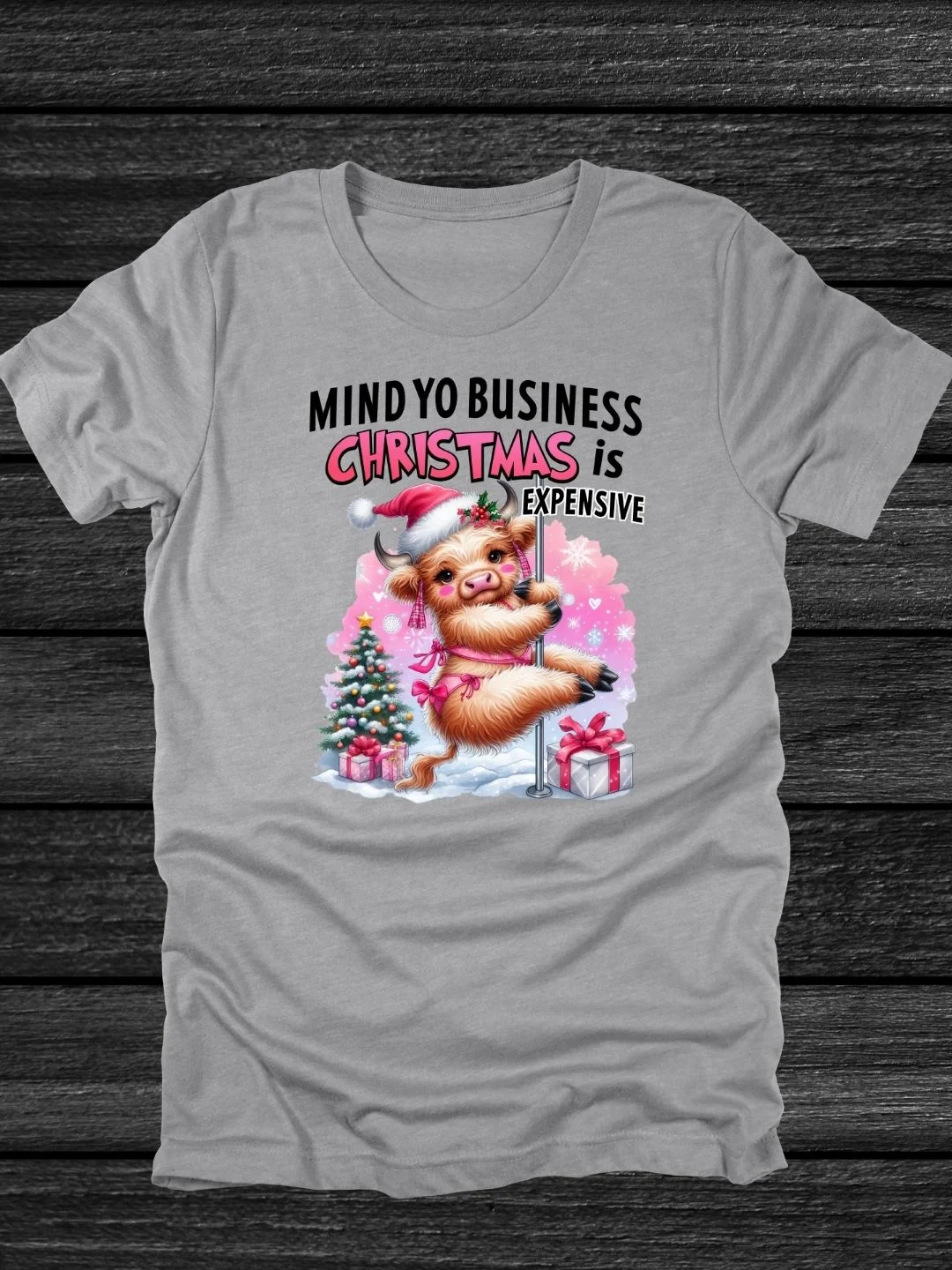 Mind Yo Business Christmas T-Shirt product image (10)