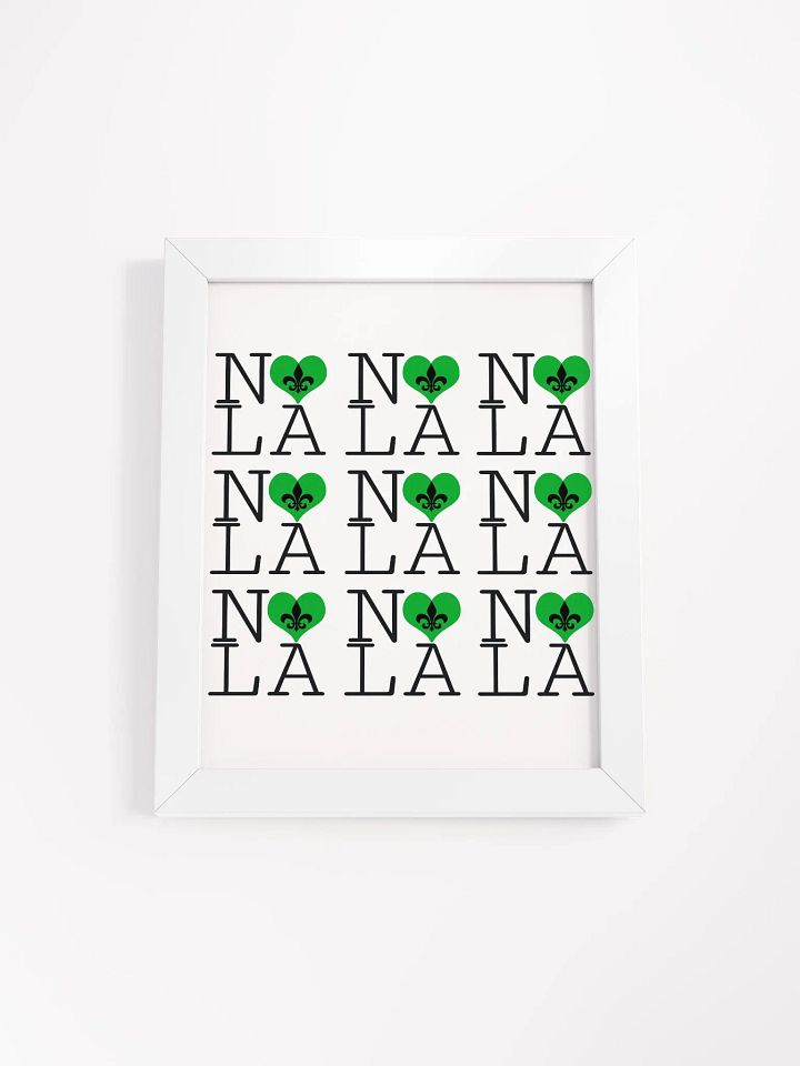 I LOVE NOLA **LEGACY POSTER** (GREEN HEART) product image (1)