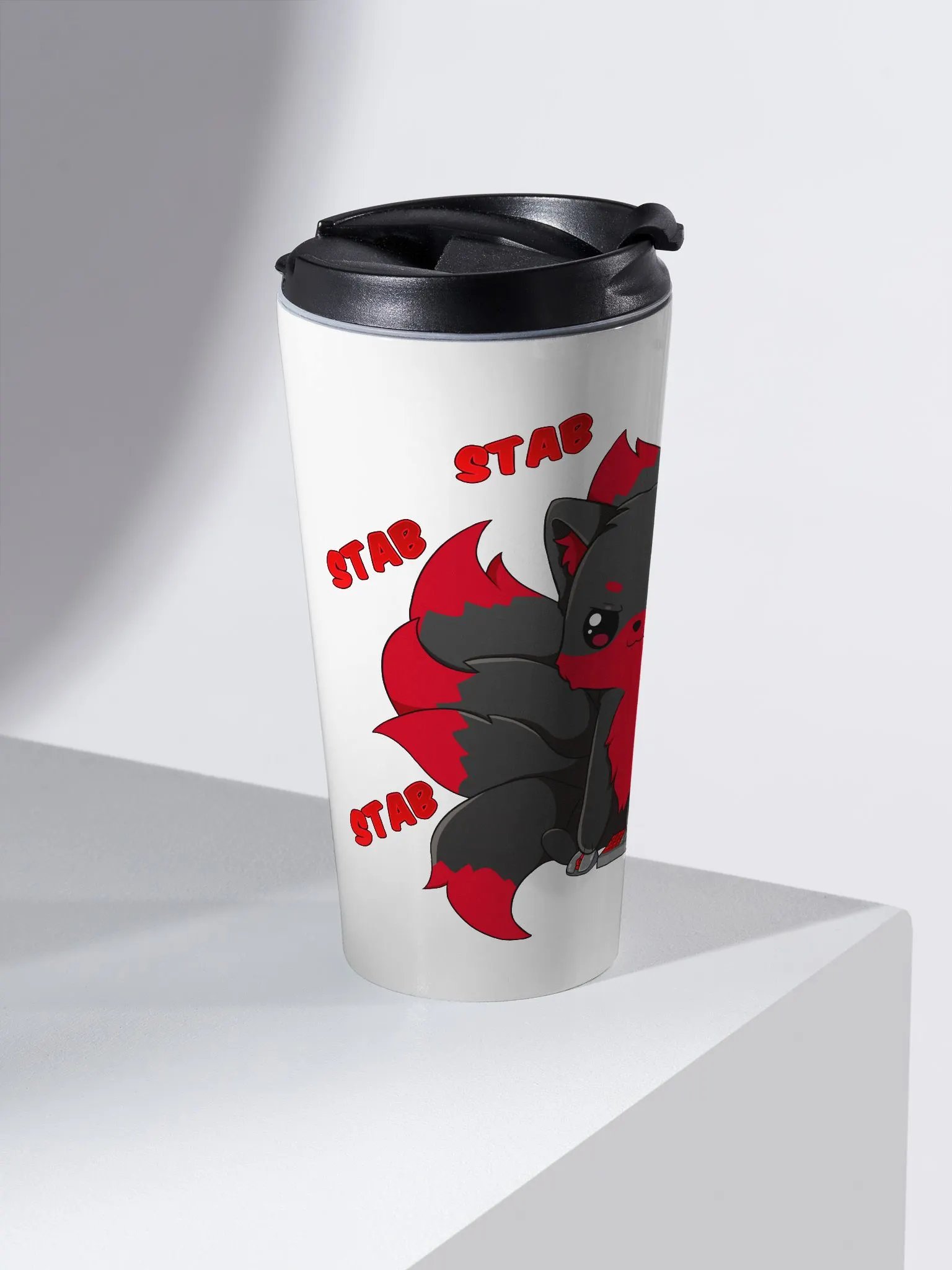 Nightblade Fox Stainless Steel Travel Mug product image (2)