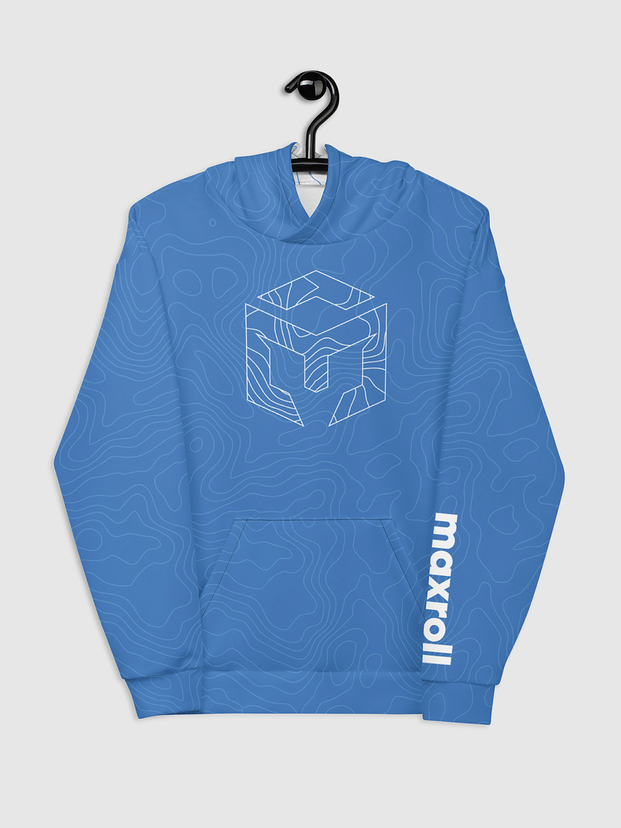 Maxroll Abstract Blue Hoodie | Maxroll Store