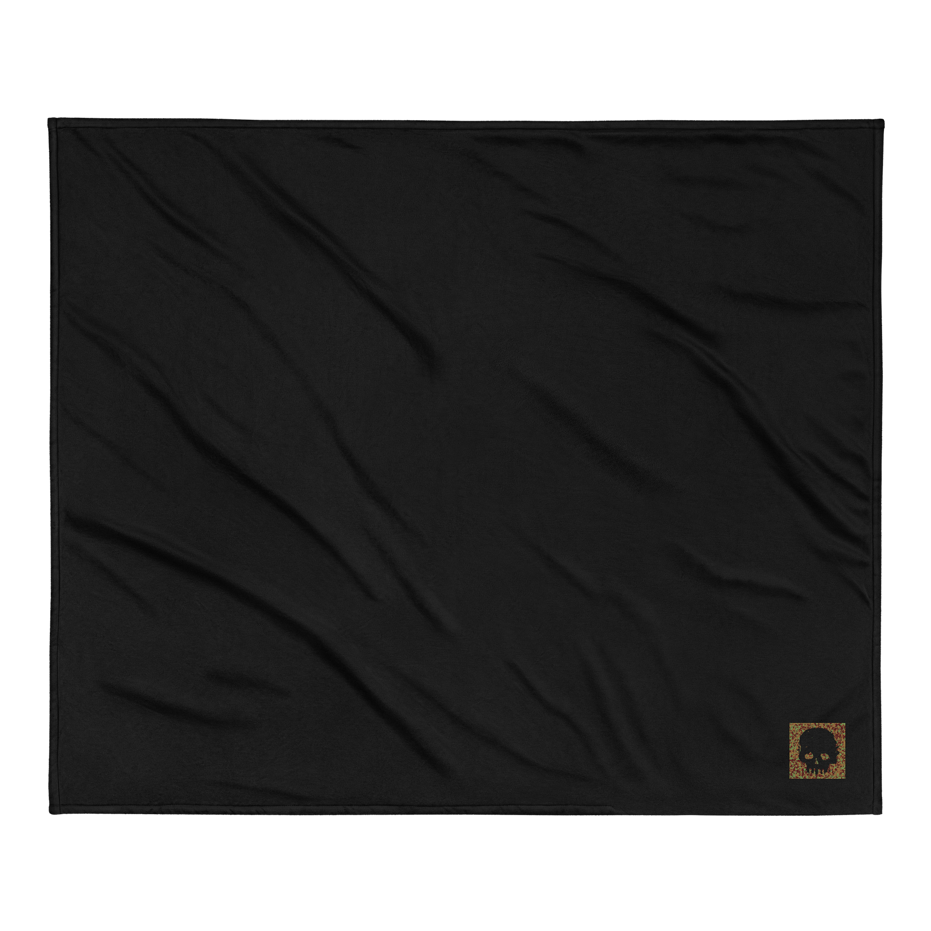 Pixelated Skull Premium Sherpa Blanket product image (2)