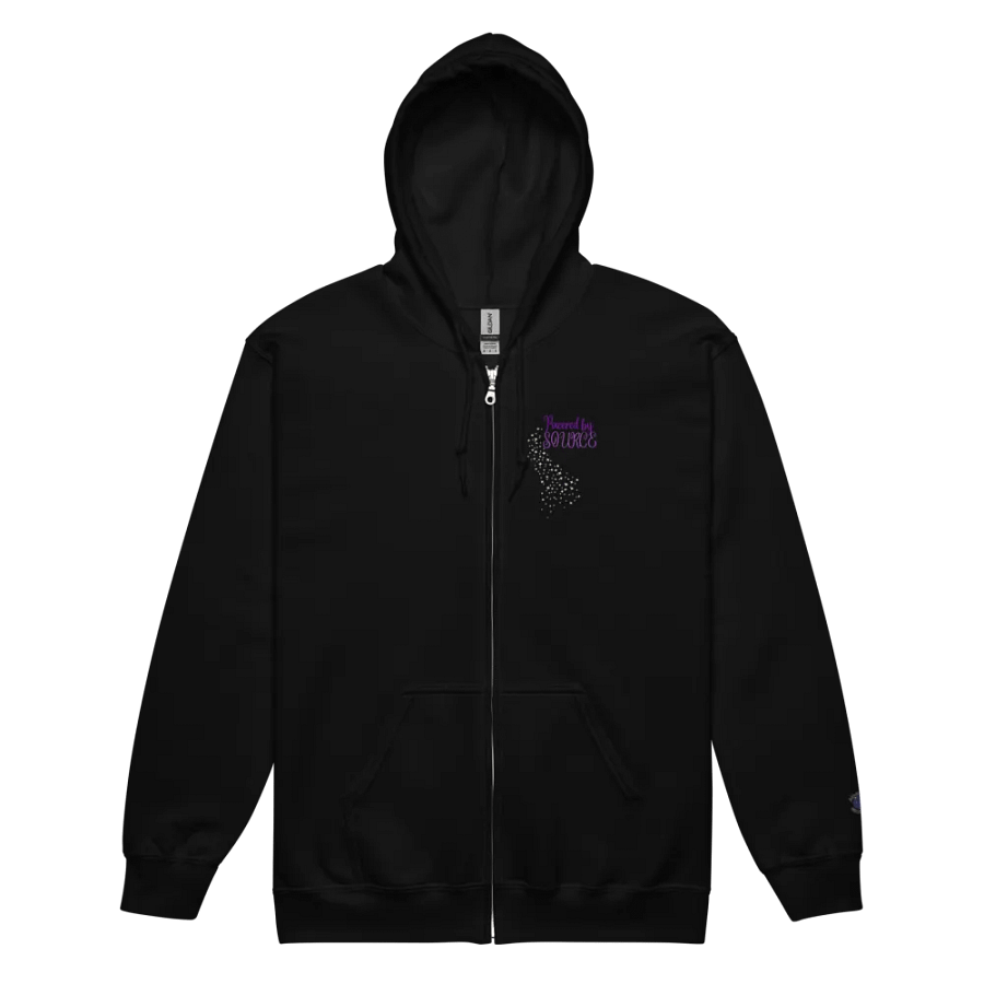 Powered by SOURCE Zip Hoodie product image (5)