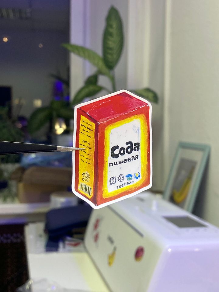 Baking soda sticker product image (1)