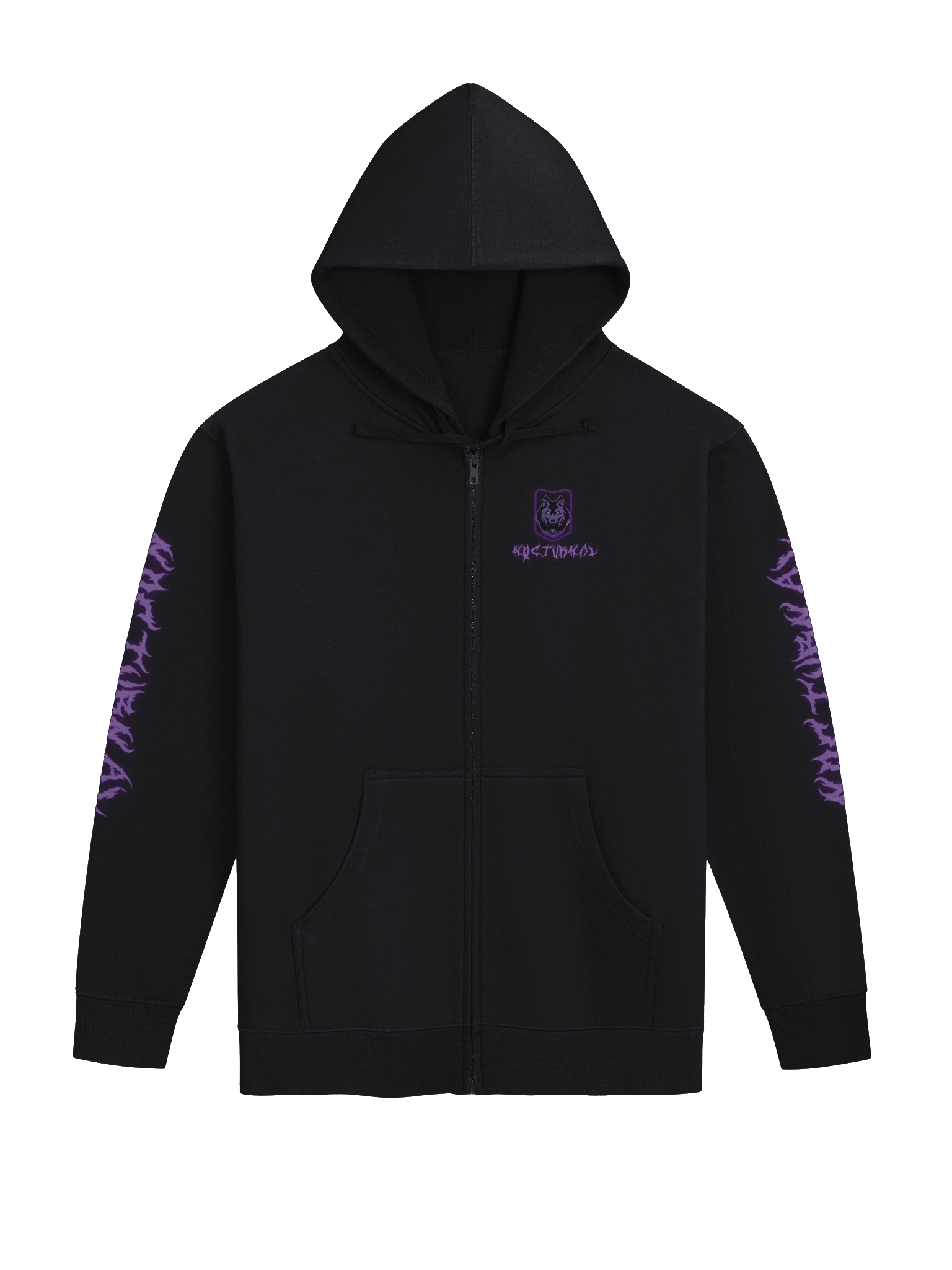 Nocturnal zipper hoodie product image (1)
