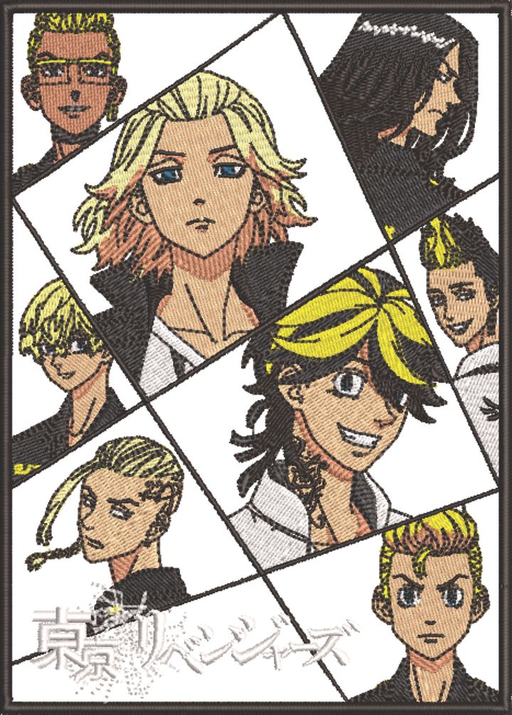 tokyo revengers embroidery product image (1)