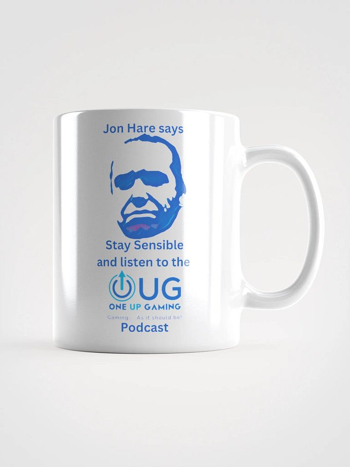 Jon Hare Podcast Blue Mug product image (1)
