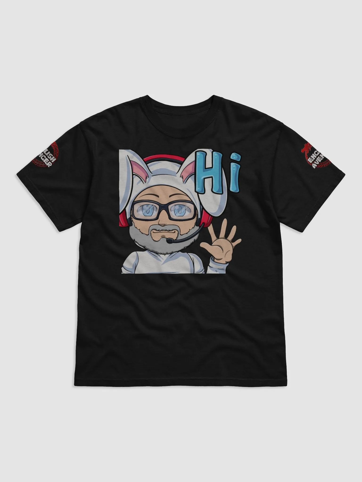 Rabbit Ricky Wave Emote T-Shirt product image (1)