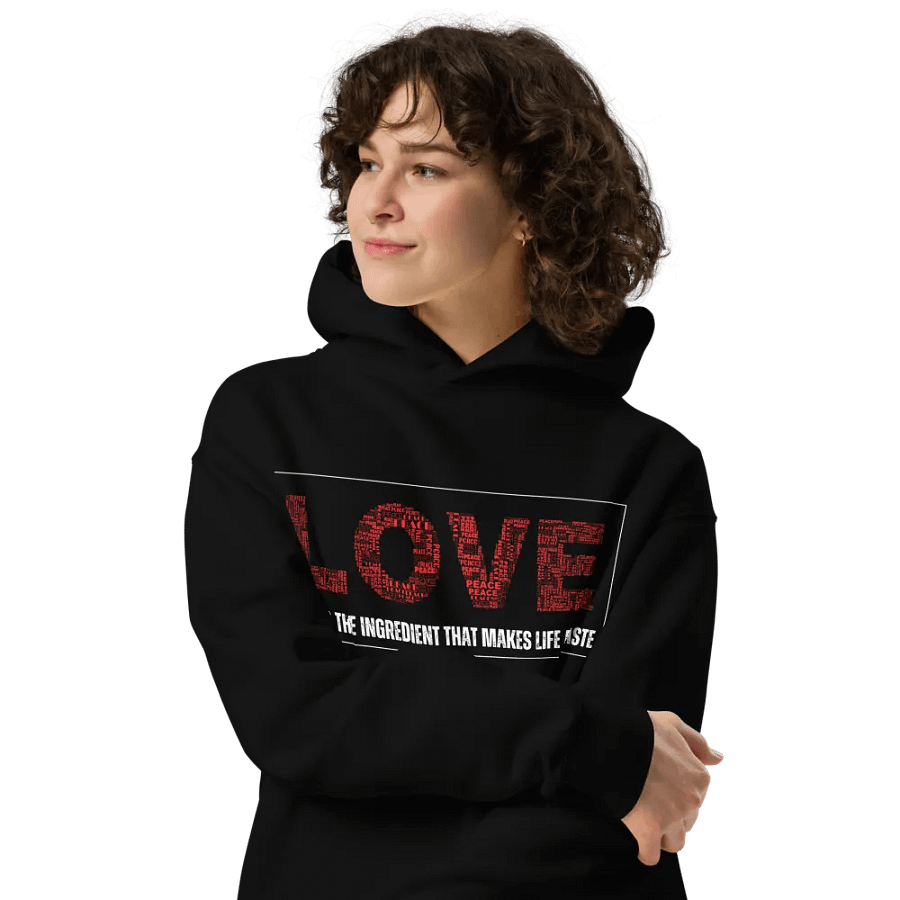 Love is the ingredient that makes life a taste sensation hoodie product image (4)