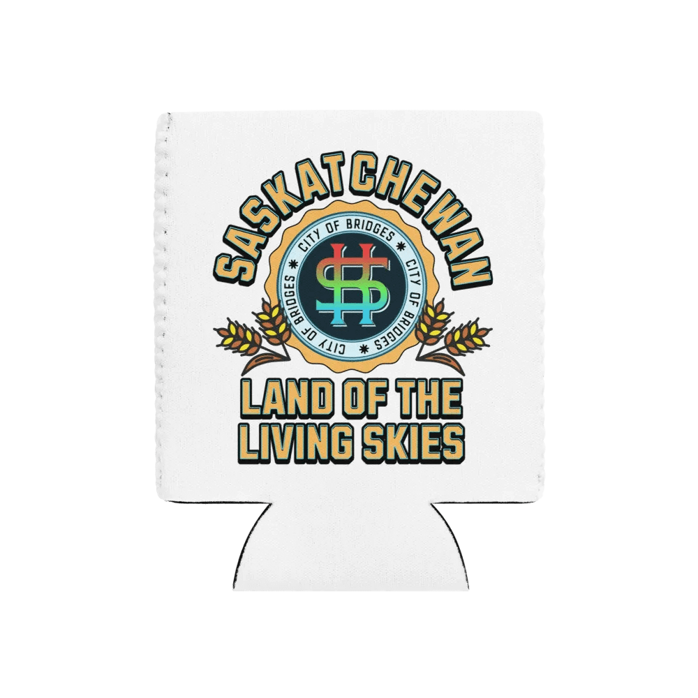 Saskatchewan Land Of The Living Skies Skyline Can Cooler product image (1)