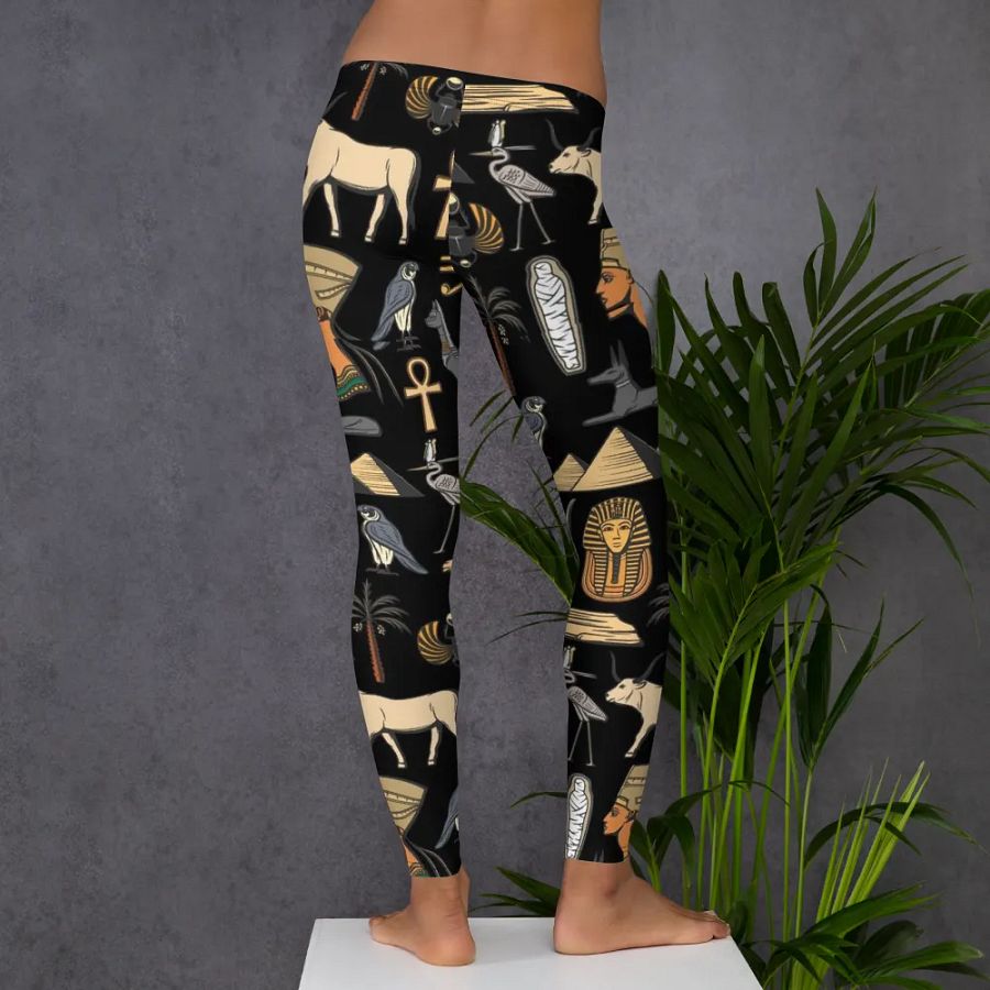 Leggings for Women – Egyptian History Print for Stylish & Cultural Comfort product image (6)