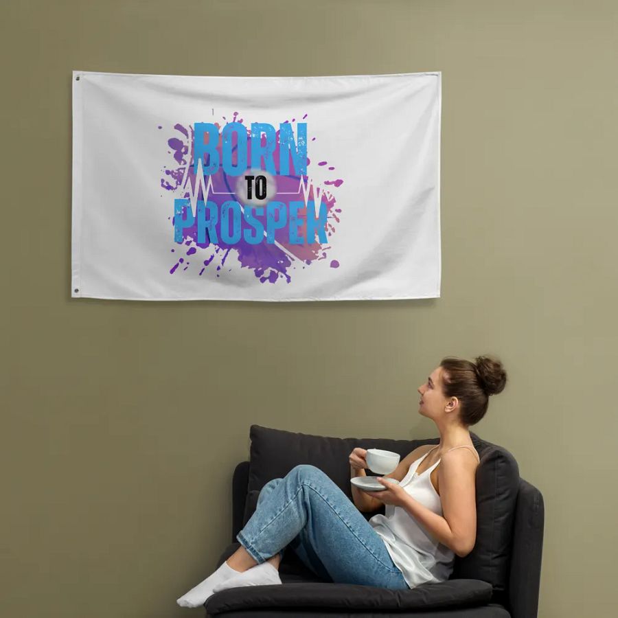 Born to Prosper Flag product image (12)