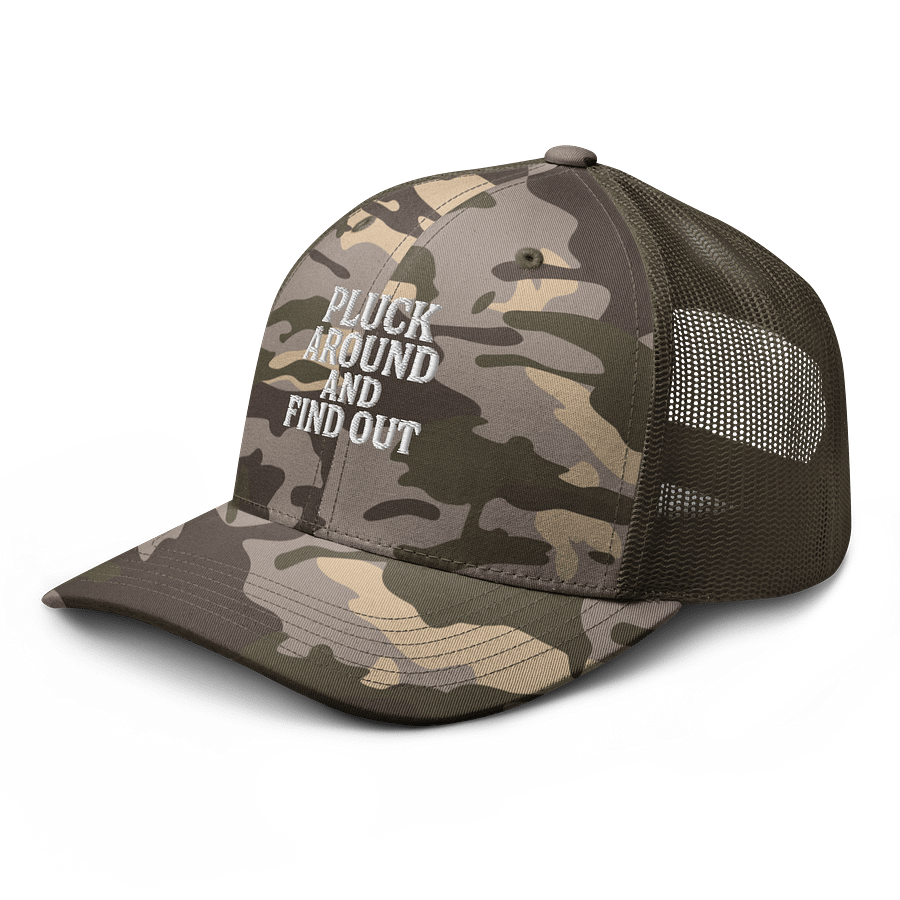 Pluck Around Camo Hat product image (4)