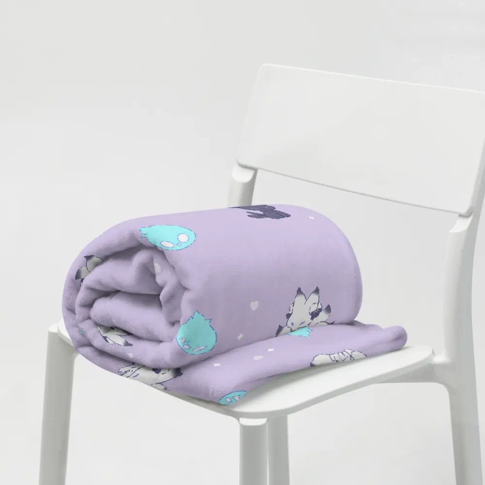 meiya, meinya & wisps blanket (purple) product image (7)