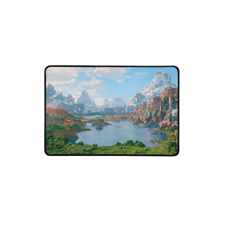 Minecraft Landscape Mouse Pad – Gaming Desk Mat for Minecraft Fans product image (1)