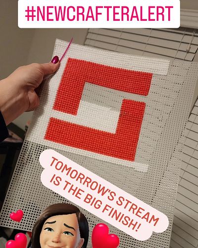 Finishing my first craft tomorrow on stream! I've been working on this every night at my second job and am so excited to be a...