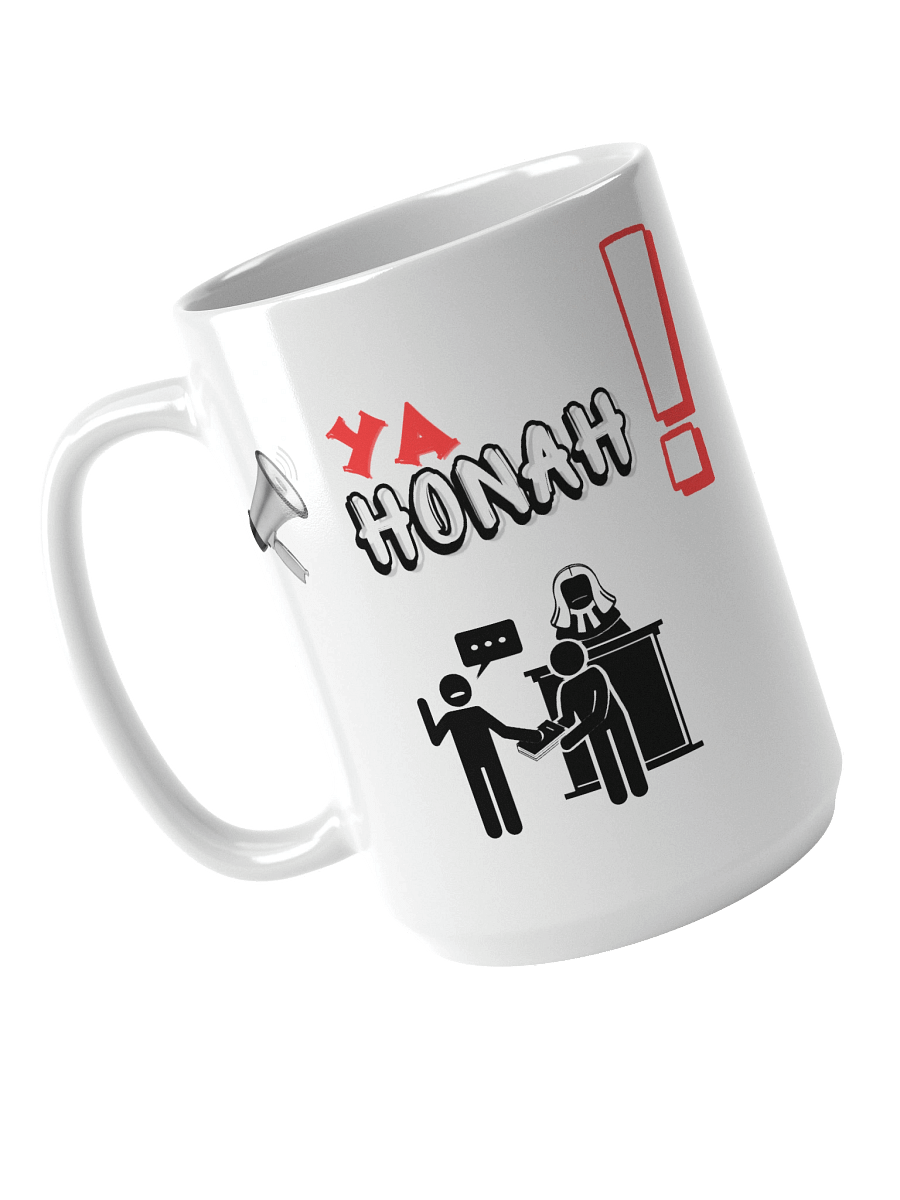 YA HONAH! (YOUR HONOR) WHITE COFFEE MUG product image (6)