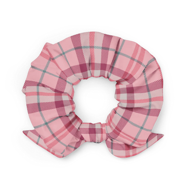 Valentine Plaid Scrunchie with Bow product image (2)
