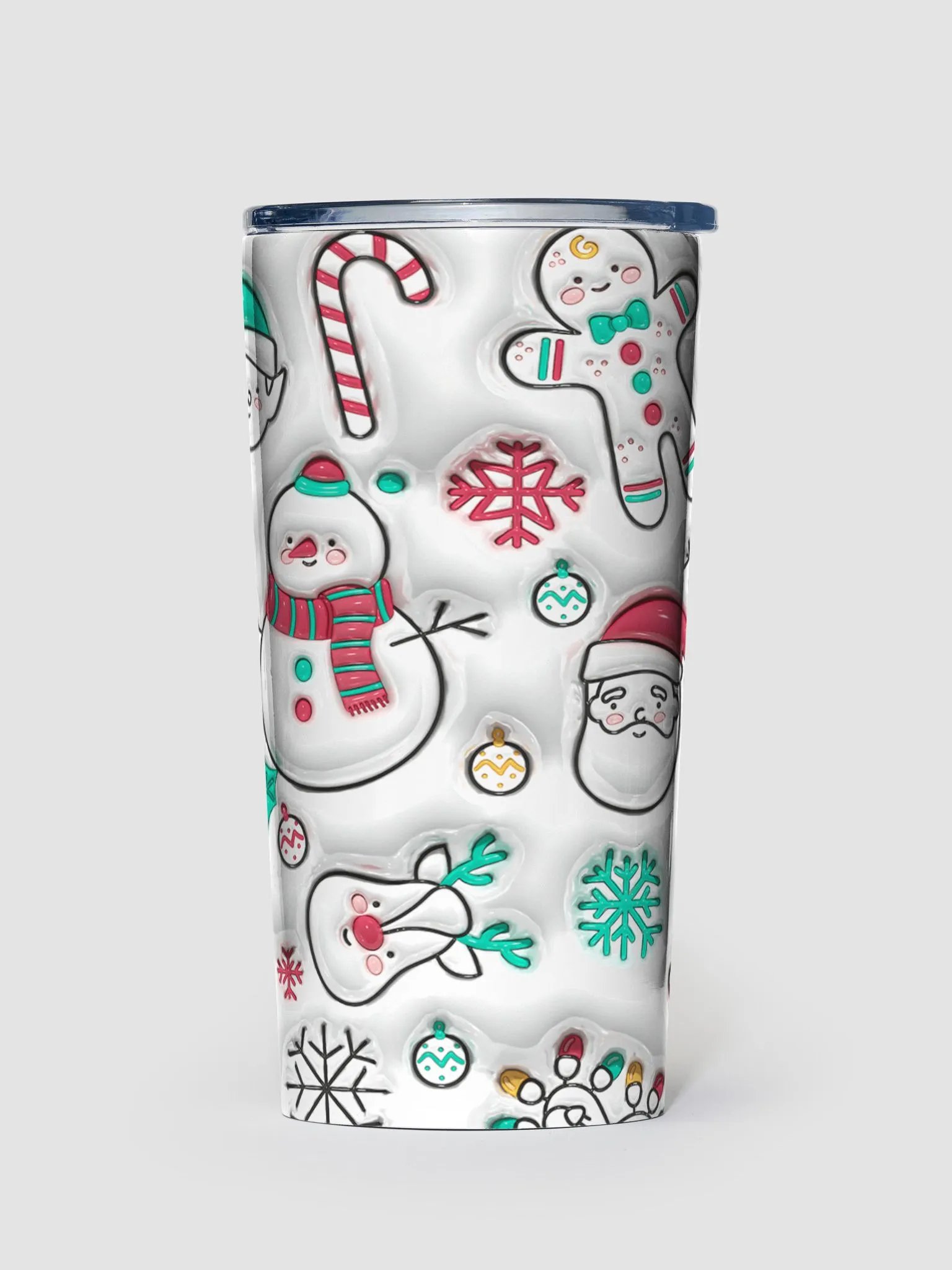 Cheerful Drops Holiday Stainless Steel Tumbler product image (1)