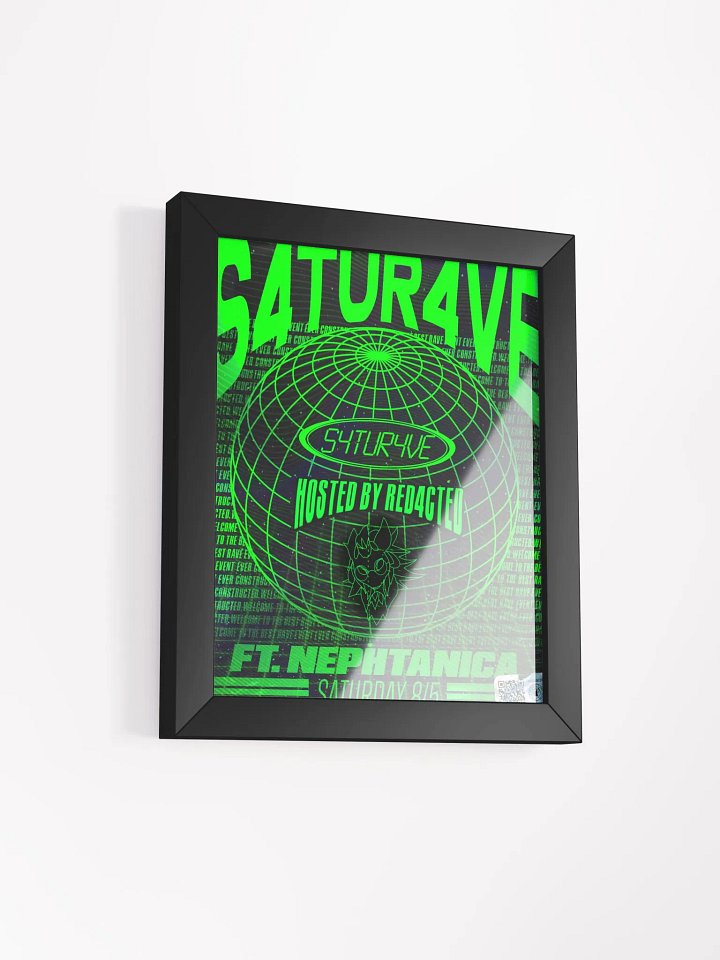 (Limited Run!!!) S4TUR4VE Year (And two month late) Anniversary Poster product image (2)