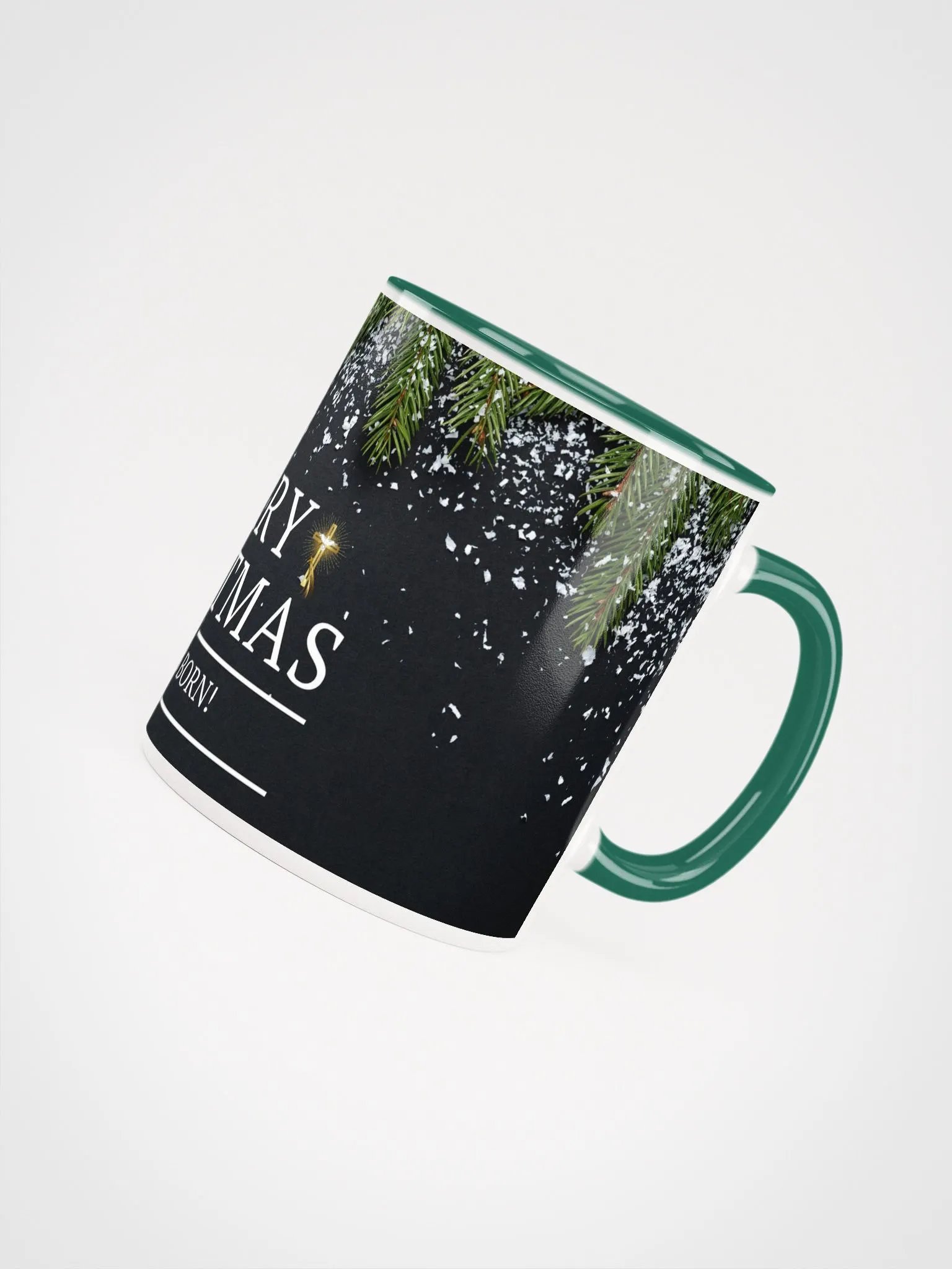 "Merry Christmas – Jesus Was Born!" Celebration Mug product image (4)