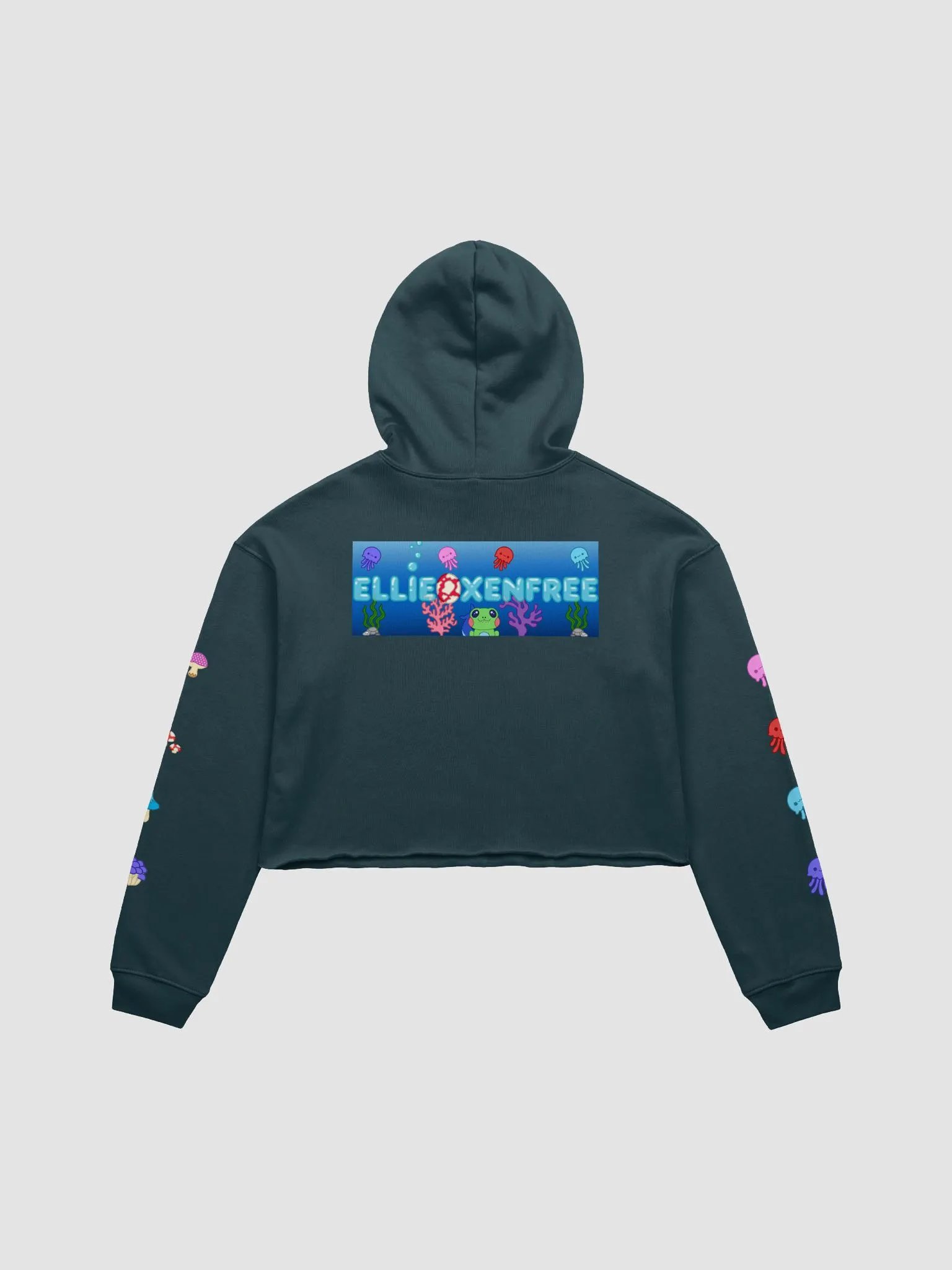 Jellie Fungi cropped Hoodie product image (18)