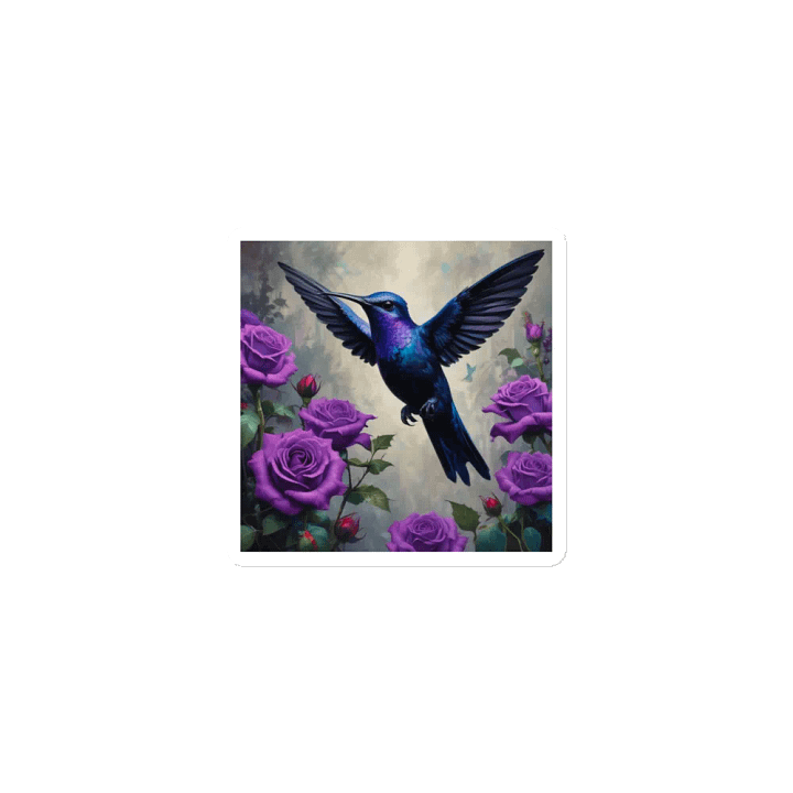 Goth Hummingbird Die-Cut Magnets product image (1)