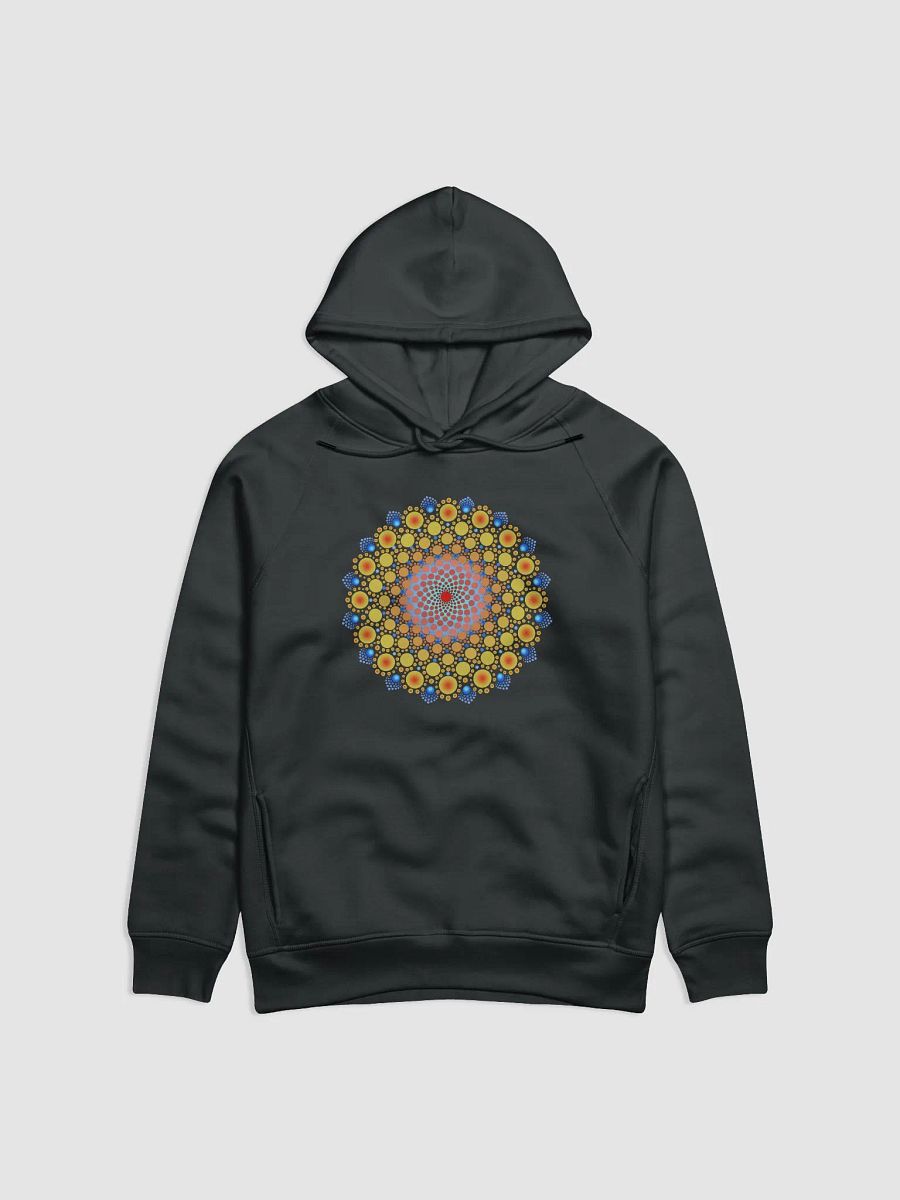 Orange Sunflower Mandala Eco-Hoodie product image (1)