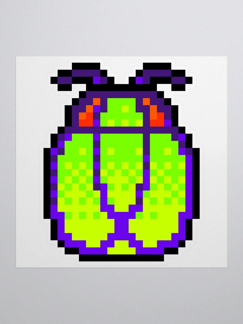 izzy pixel sticker