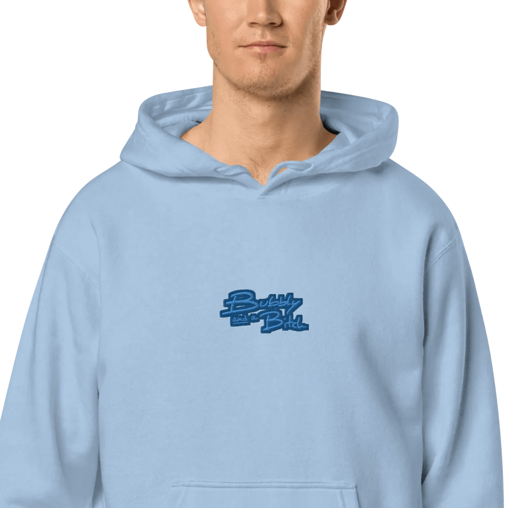 Bubbly and a B*tch (C. creek design) embroidered pigment-dyed hoodie product image (2)