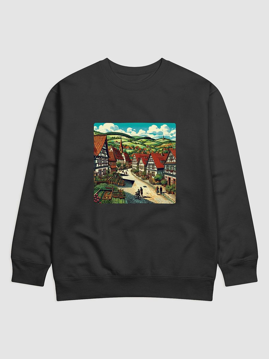 Rustic Village Vibes Sweatshirt | AIart Stuttgart city product image (3)