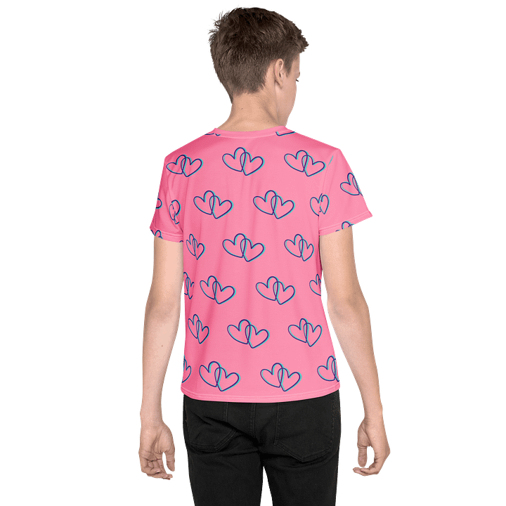 Pink Heart Youth Tee product image (2)