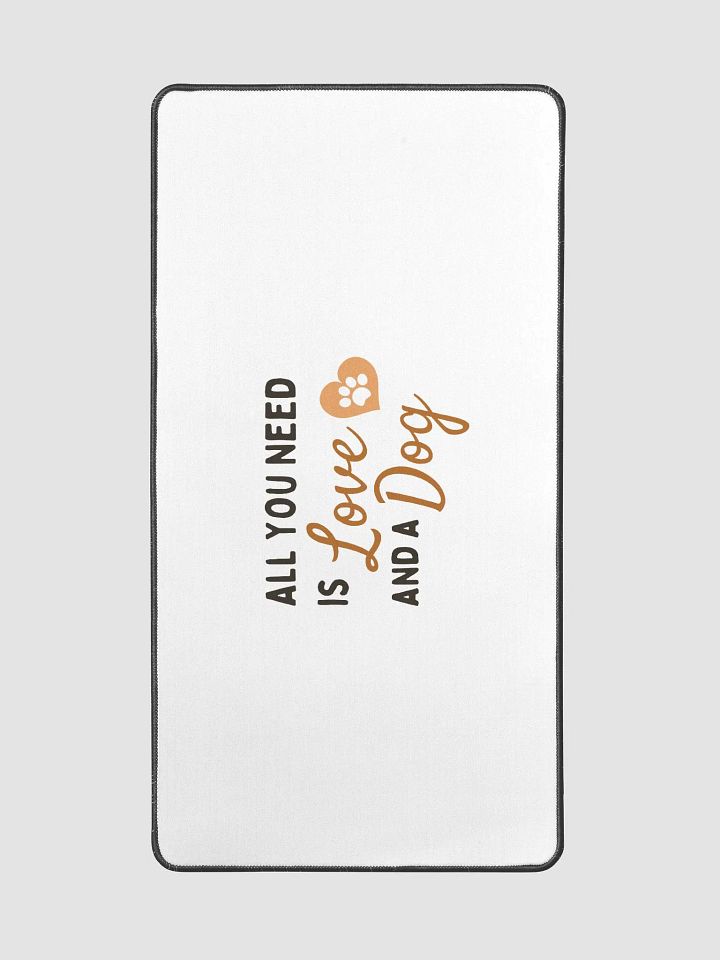 Love and a Dog Desk Mat product image (2)