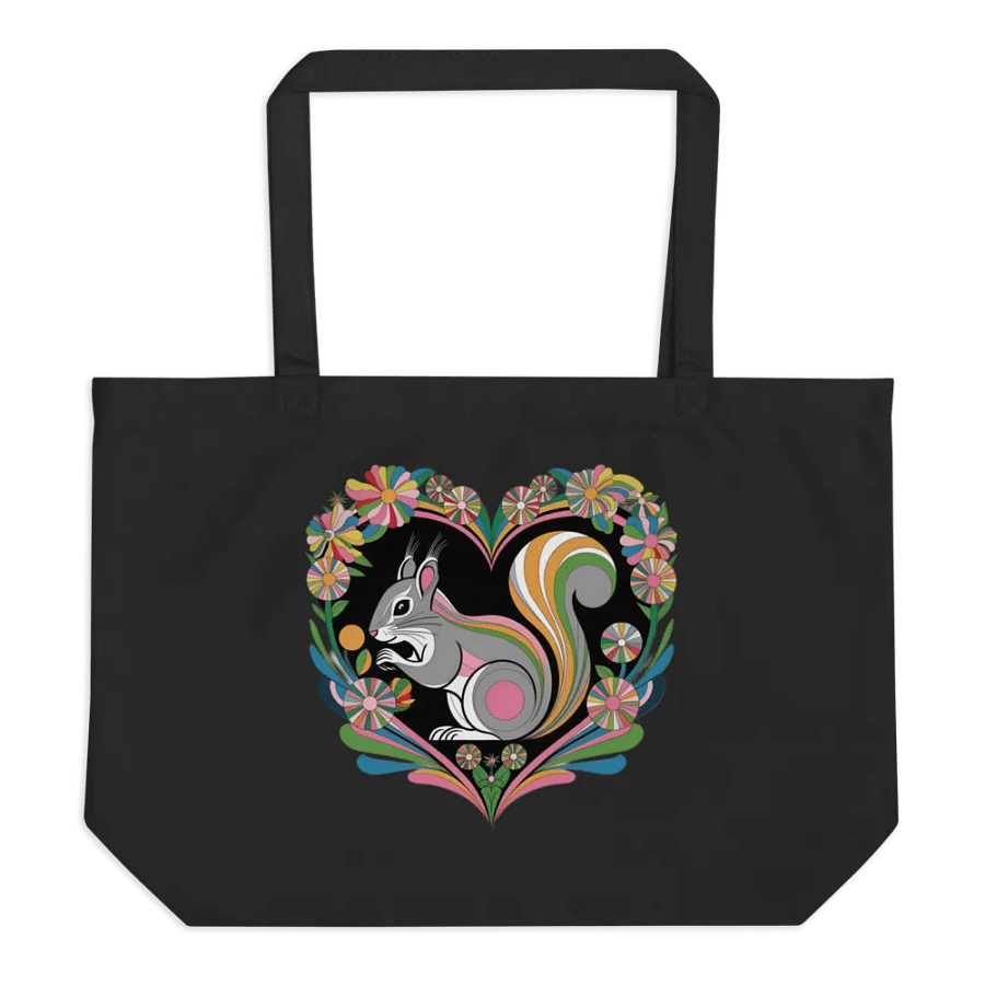 Heartfelt Squirrel Eco Tote product image (1)
