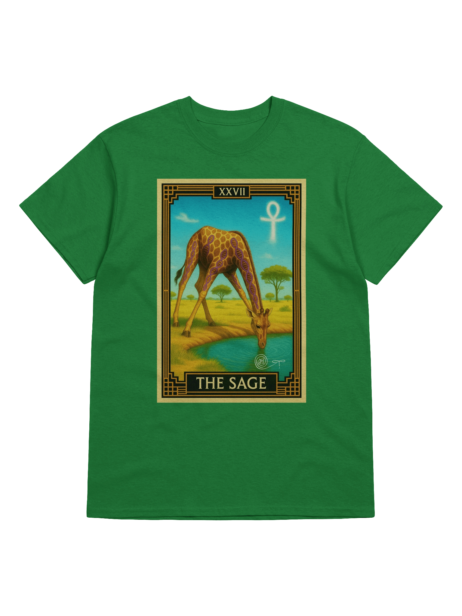 The Sage Giraffe Tarot Card Tee product image (1)