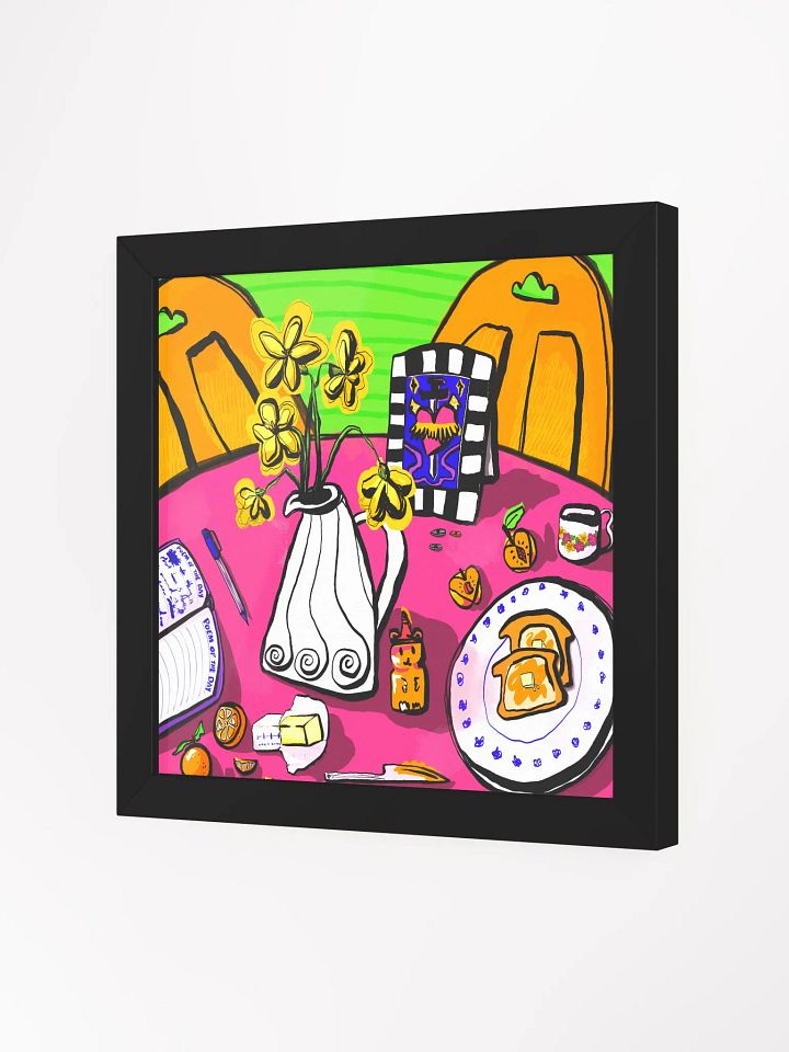 Writer's Breakfast Framed Print product image (2)
