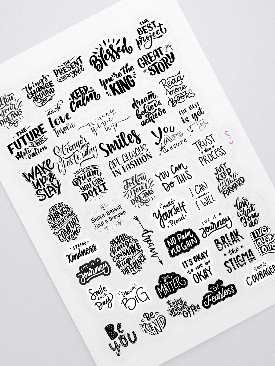 Quotes Motivational Sticker Sheet product image (1)